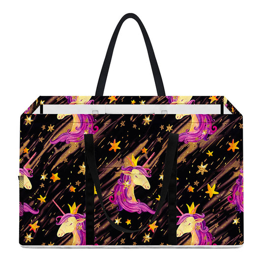 Star Fairy Unicorn Pattern Print Utility Tote Bag
