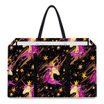Star Fairy Unicorn Pattern Print Utility Tote Bag