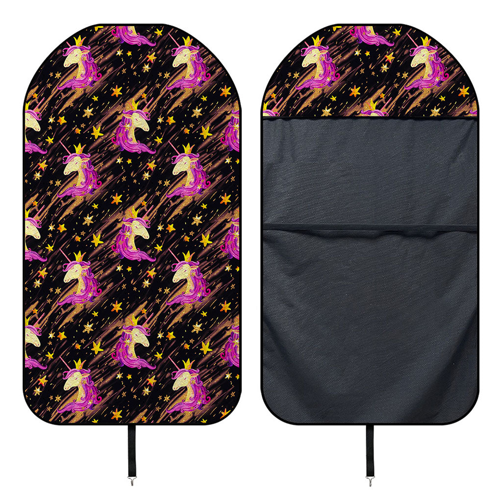 Star Fairy Unicorn Pattern Print Waterproof Car Seat Cover