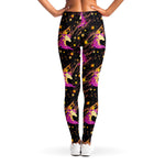 Star Fairy Unicorn Pattern Print Women's Leggings