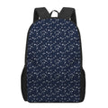 Star Sky Pattern Print 17 Inch Backpack