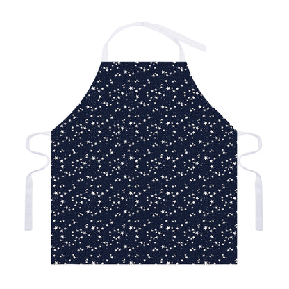 Star Sky Pattern Print Adjustable Apron