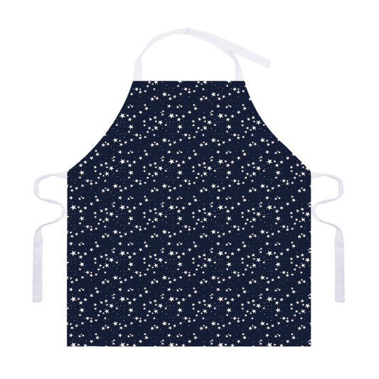Star Sky Pattern Print Adjustable Apron