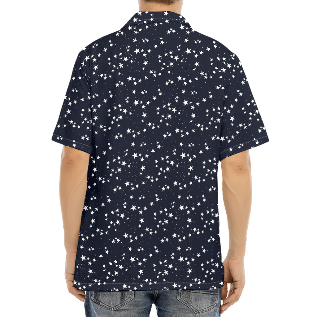 Star Sky Pattern Print Aloha Shirt