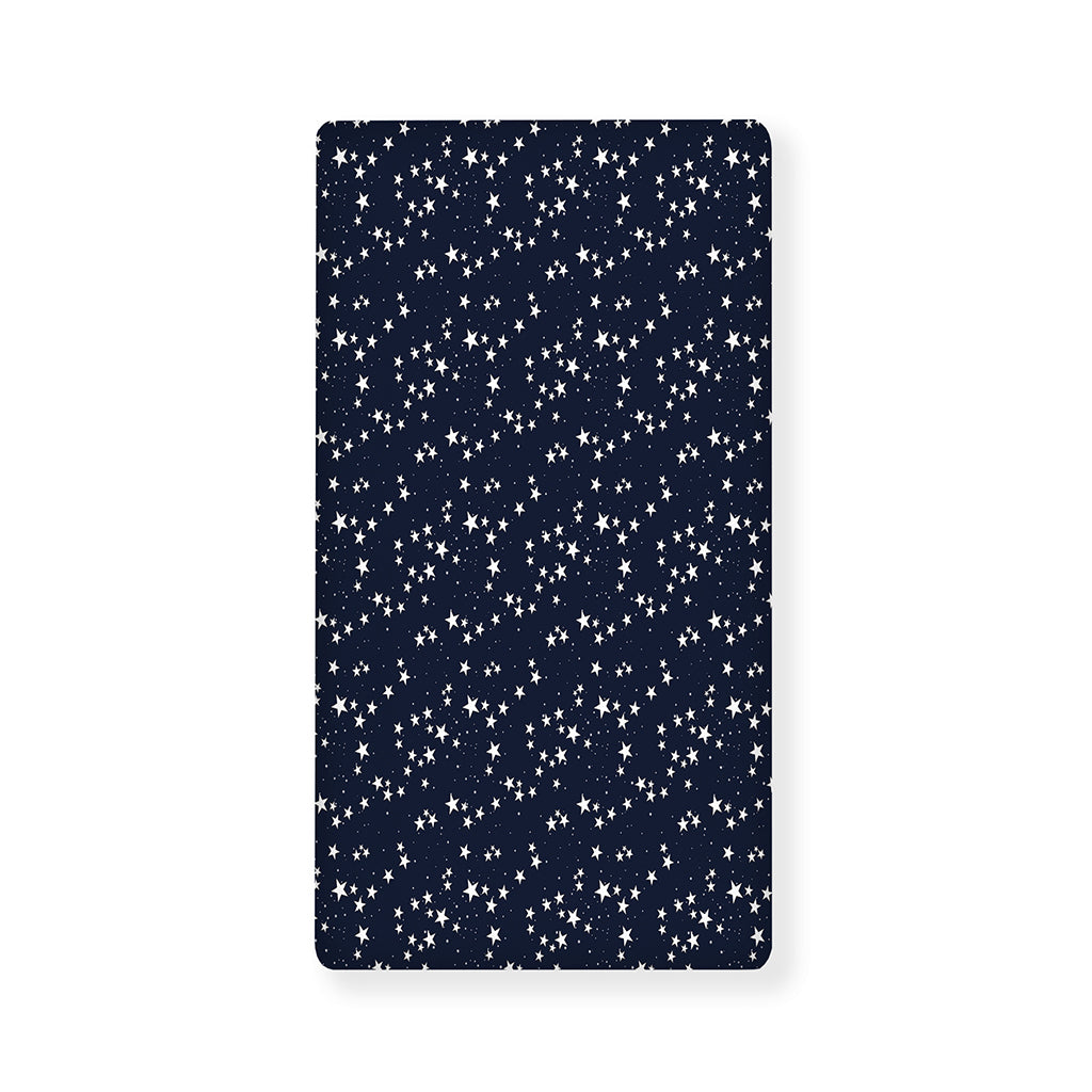 Star Sky Pattern Print Baby Crib Sheet
