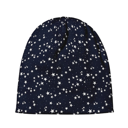 Star Sky Pattern Print Beanie