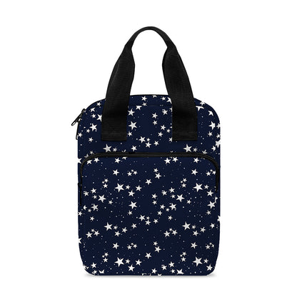 Star Sky Pattern Print Bible Tote Bag
