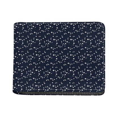 Star Sky Pattern Print Bifold Wallet