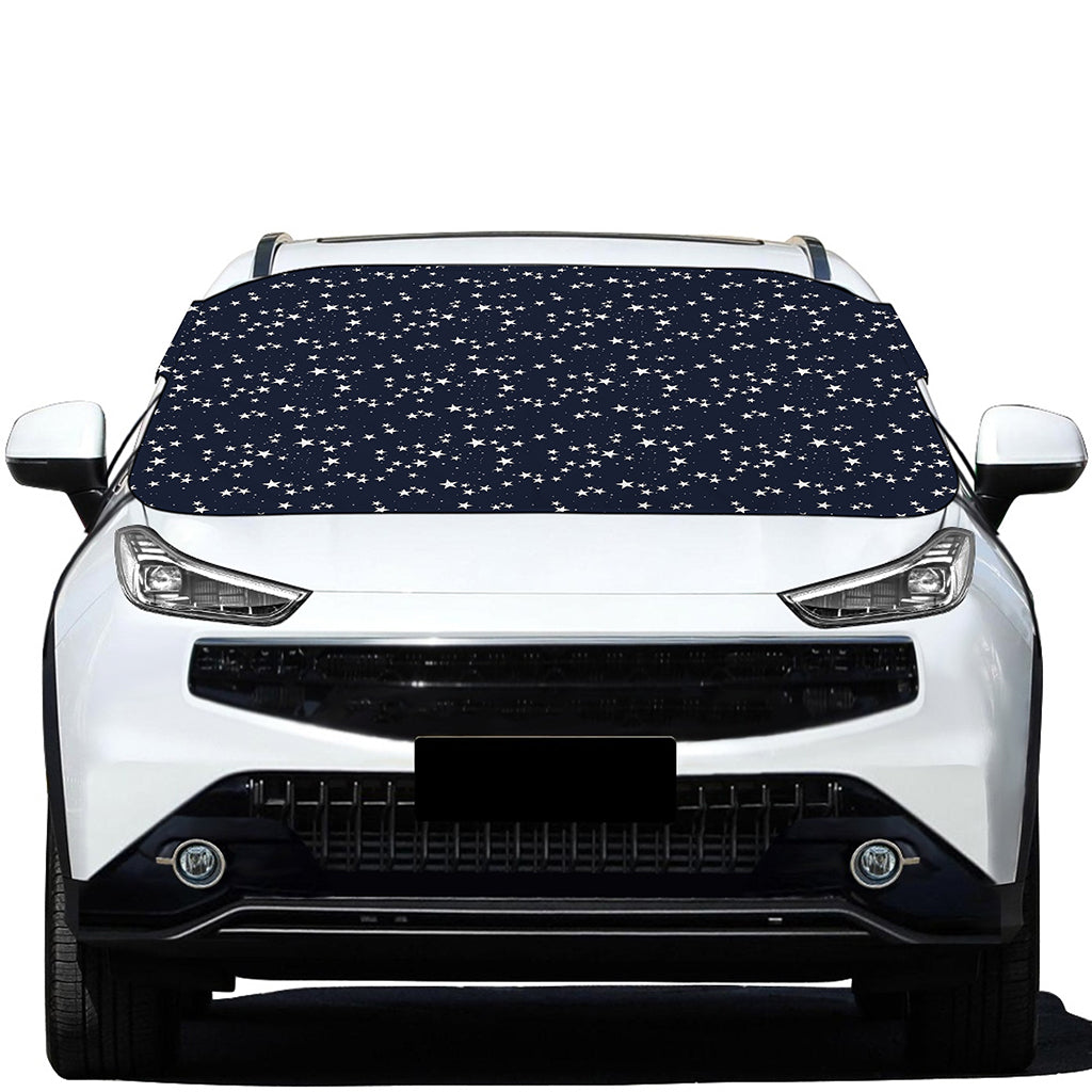 Star Sky Pattern Print Car Windshield Snow Cover