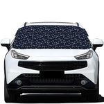 Star Sky Pattern Print Car Windshield Snow Cover