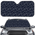 Star Sky Pattern Print Car Windshield Sun Shade
