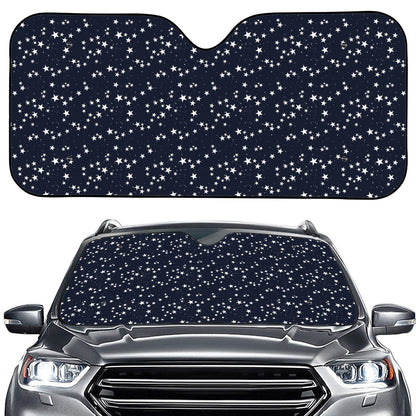 Star Sky Pattern Print Car Windshield Sun Shade