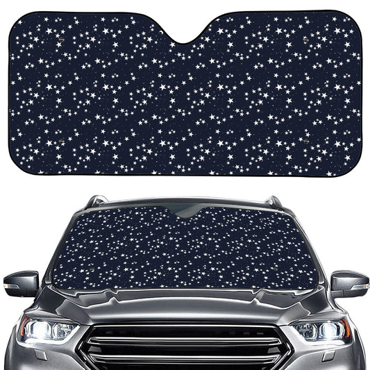 Star Sky Pattern Print Car Windshield Sun Shade