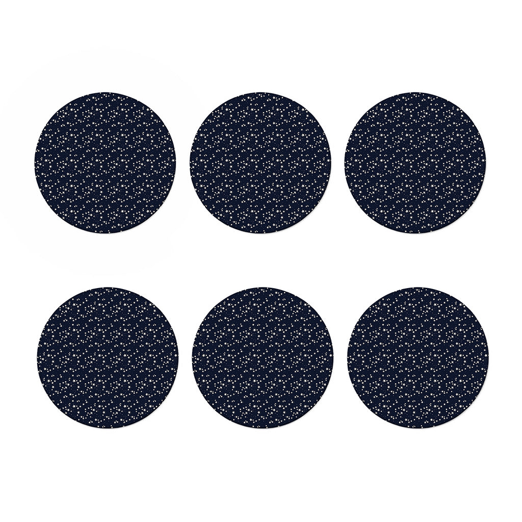 Star Sky Pattern Print Coaster Set
