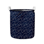 Star Sky Pattern Print Collapsible Laundry Basket