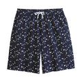 Star Sky Pattern Print Cotton Shorts