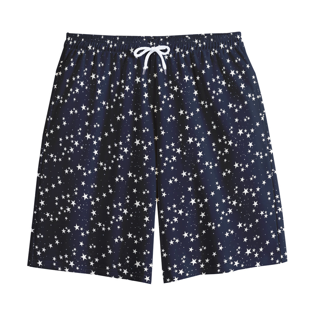 Star Sky Pattern Print Cotton Shorts