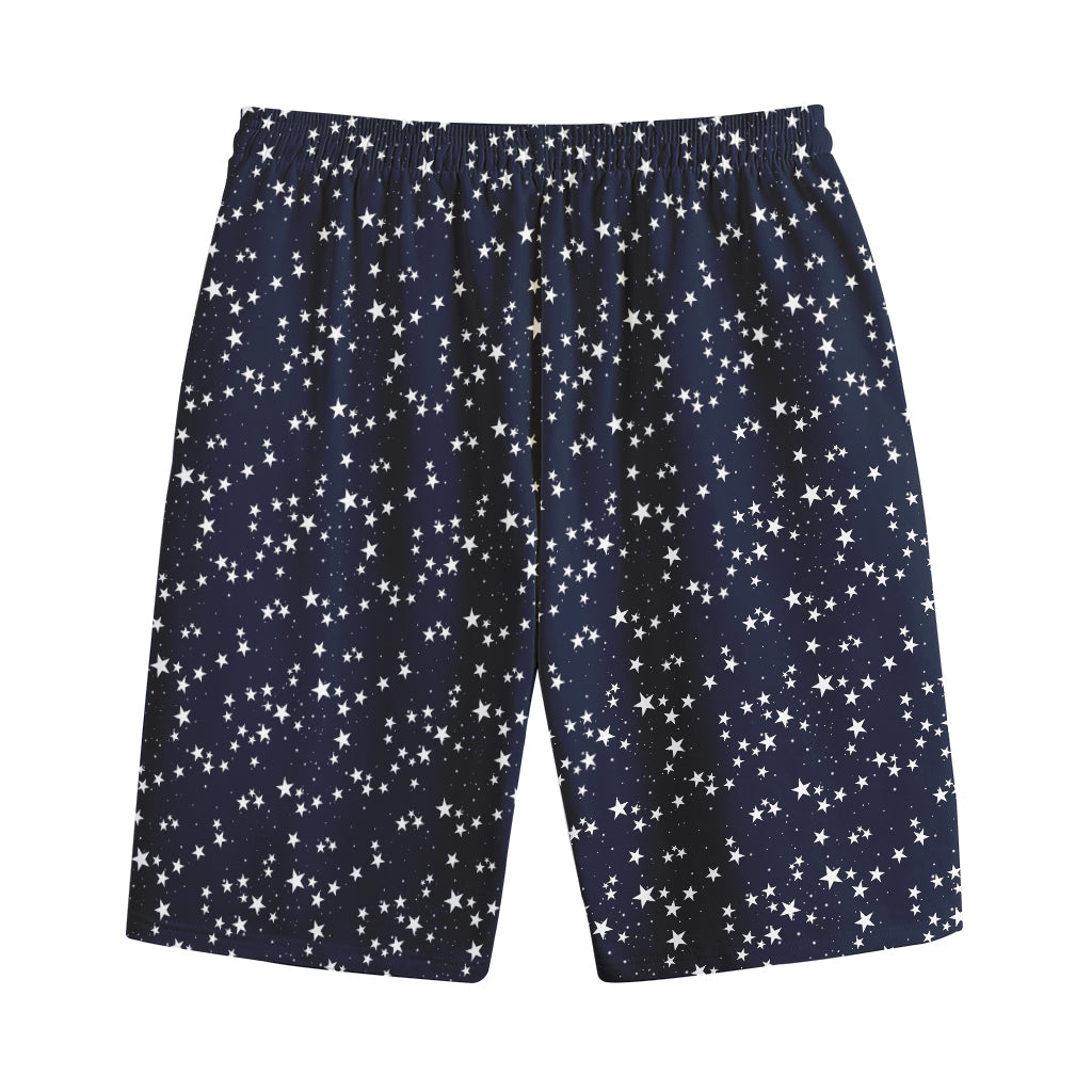 Star Sky Pattern Print Cotton Shorts