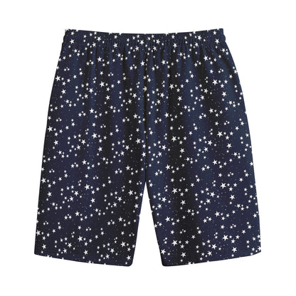 Star Sky Pattern Print Cotton Shorts