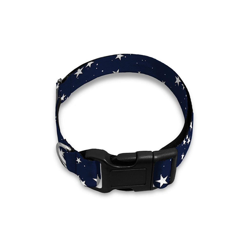 Star Sky Pattern Print Dog Collar