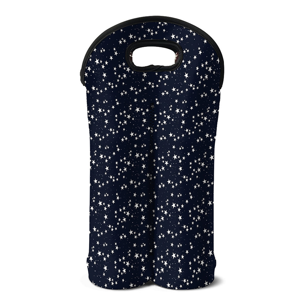 Star Sky Pattern Print Double Neoprene Wine Tote