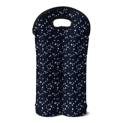 Star Sky Pattern Print Double Neoprene Wine Tote