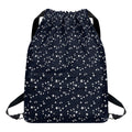 Star Sky Pattern Print Drawstring Backpack