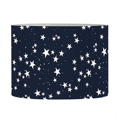 Star Sky Pattern Print Drum Lamp Shade