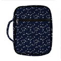 Star Sky Pattern Print Front Pocket Bible Bag