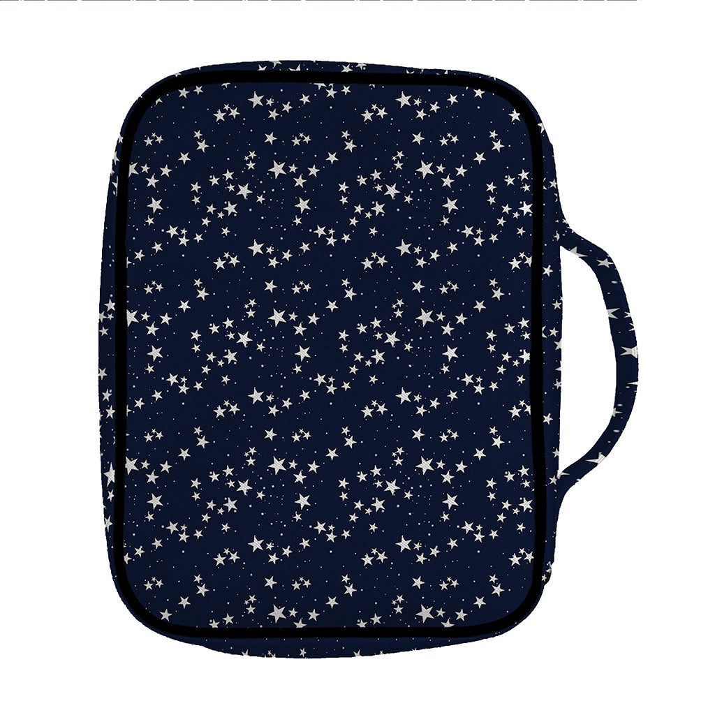 Star Sky Pattern Print Front Pocket Bible Bag