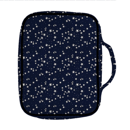 Star Sky Pattern Print Front Pocket Bible Bag