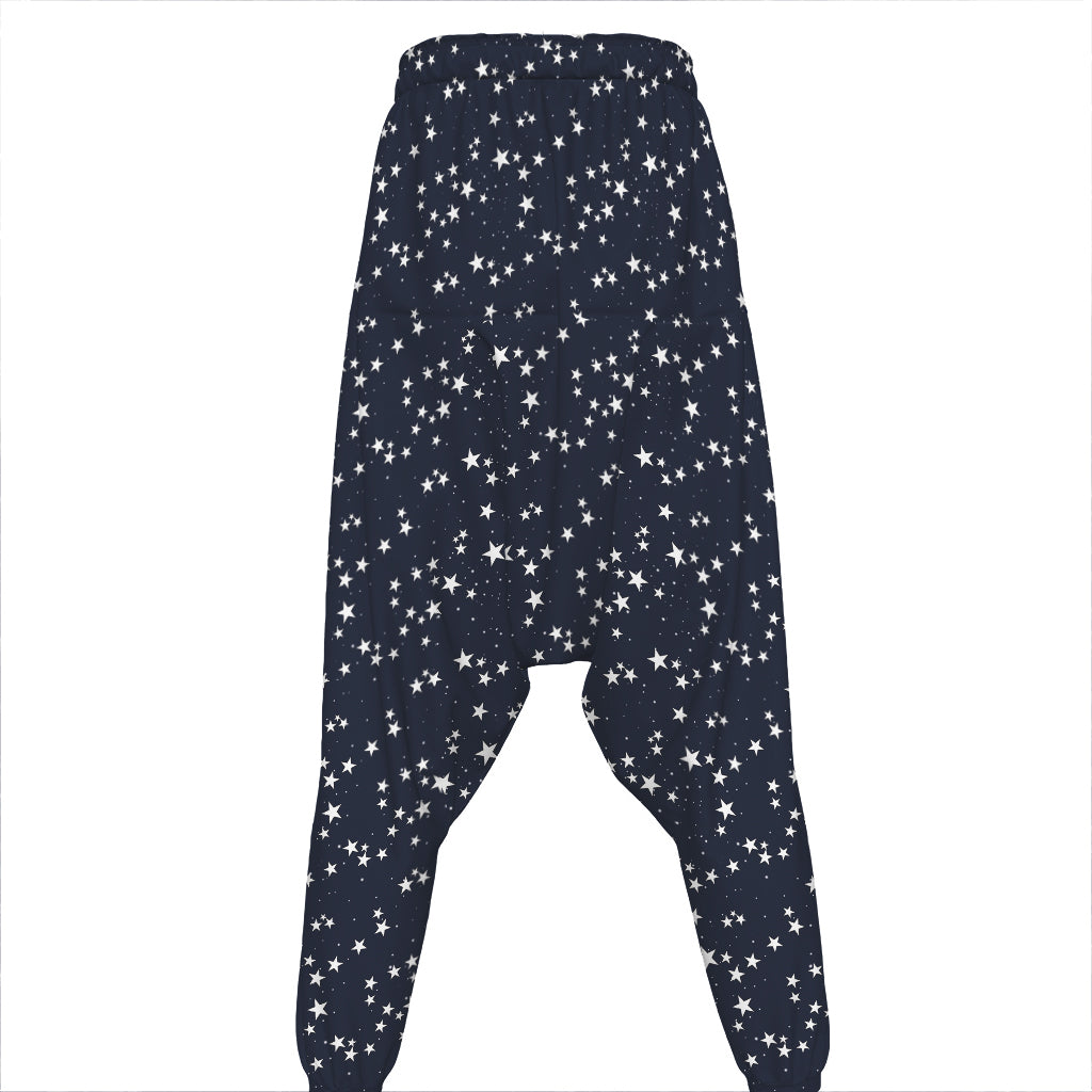 Star Sky Pattern Print Hammer Pants