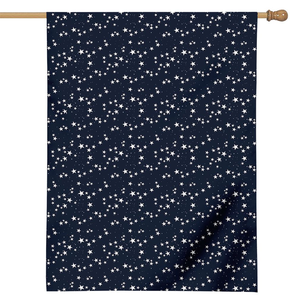 Star Sky Pattern Print House Flag