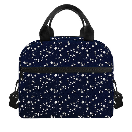Star Sky Pattern Print Insulated Lunch Bag