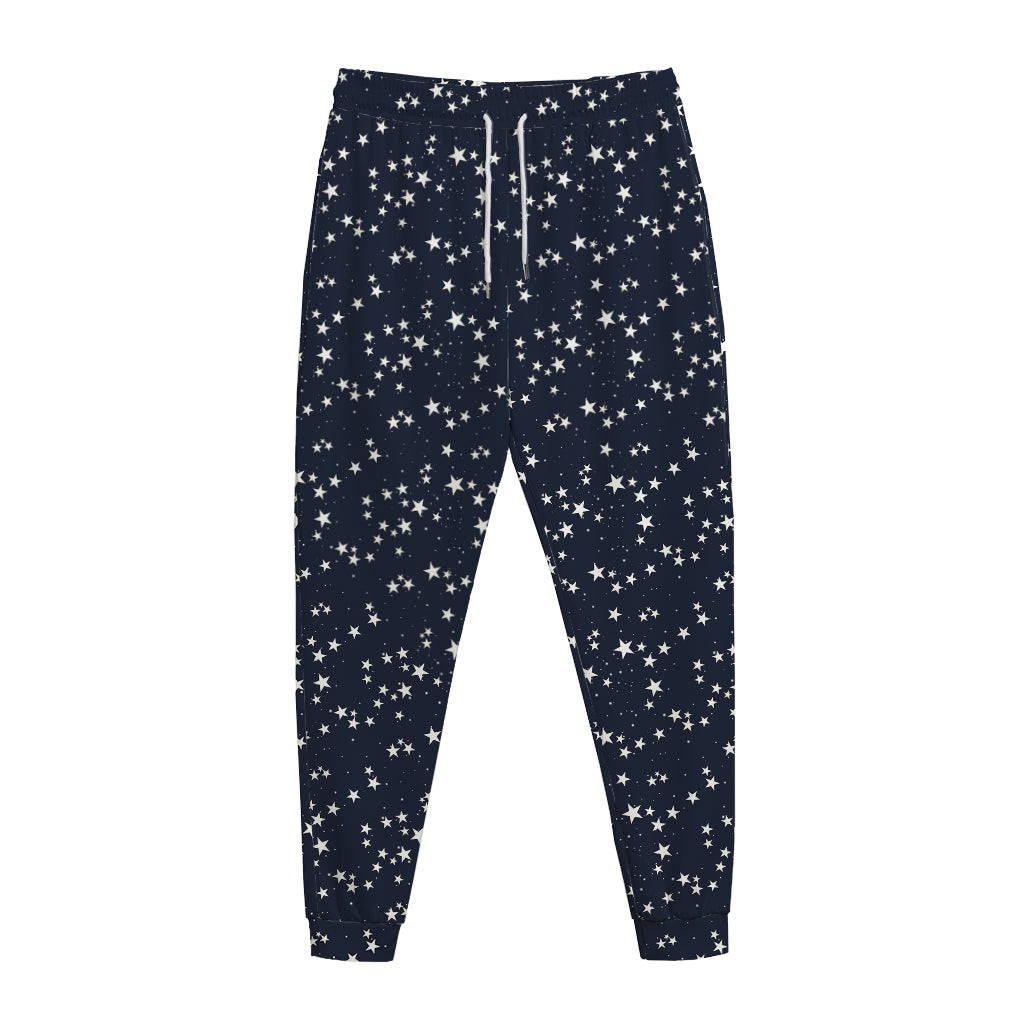 Star Sky Pattern Print Jogger Pants