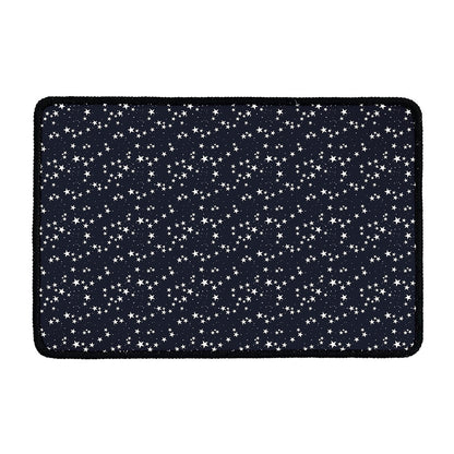 Star Sky Pattern Print Kitchen Mat
