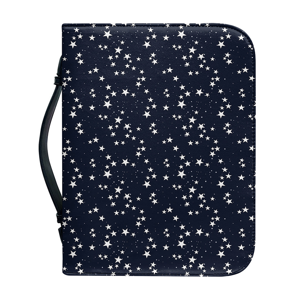 Star Sky Pattern Print Leather Bible Cover