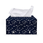 Star Sky Pattern Print Leather Tissue Box Cover