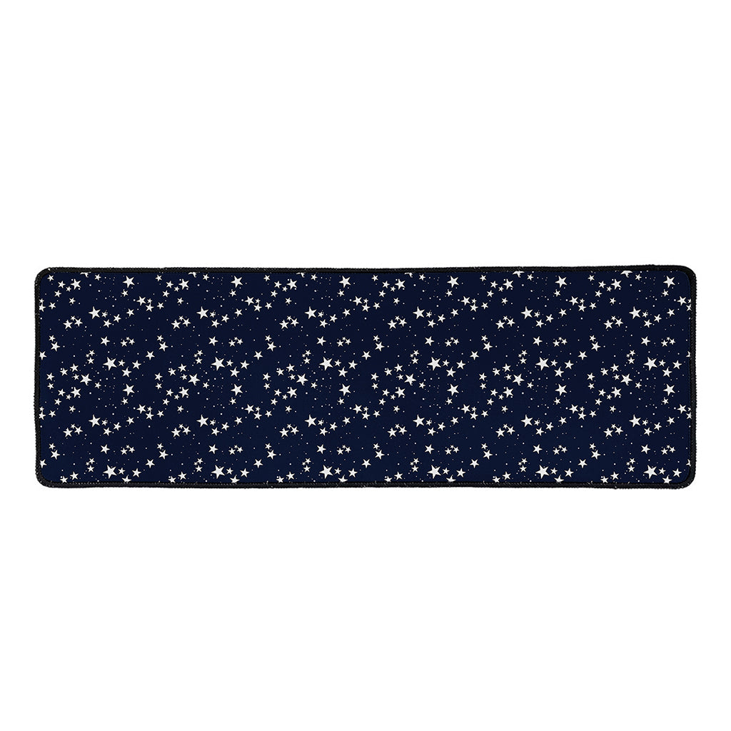Star Sky Pattern Print Long Kitchen Mat