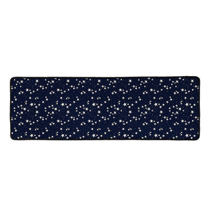 Star Sky Pattern Print Long Kitchen Mat