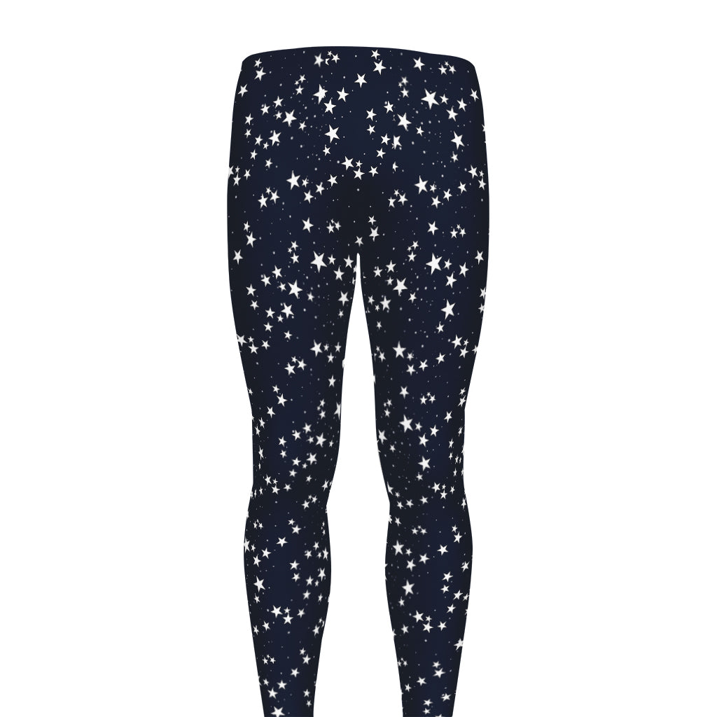 Star Sky Pattern Print Men's leggings