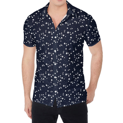 Star Sky Pattern Print Men's Shirt