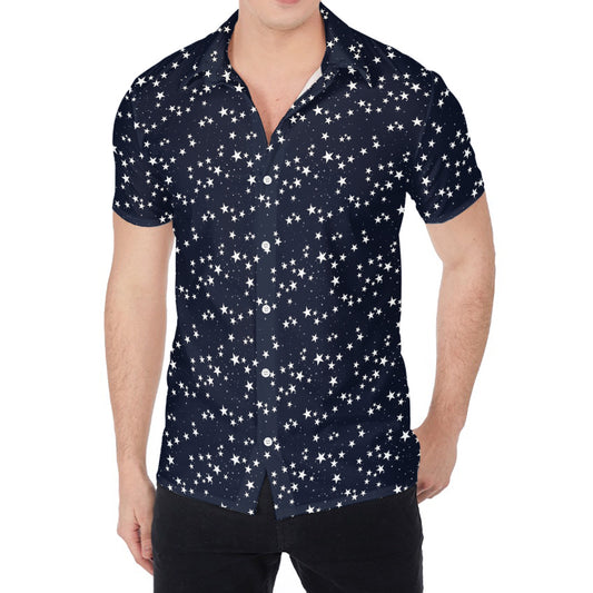 Star Sky Pattern Print Men's Shirt