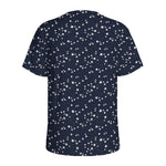 Star Sky Pattern Print Men's Sports T-Shirt
