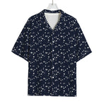 Star Sky Pattern Print Rayon Hawaiian Shirt