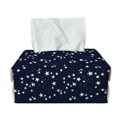 Star Sky Pattern Print Rectangle Tissue Box Cover