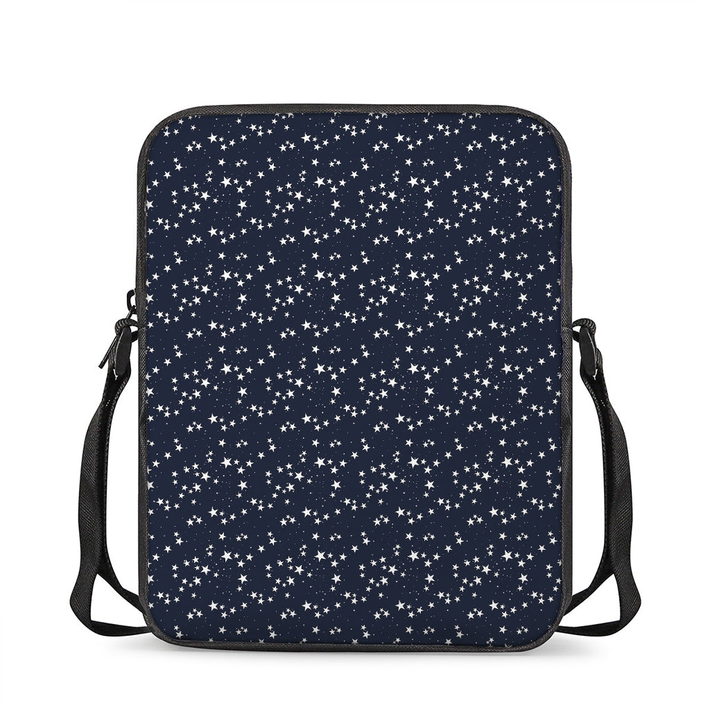 Star Sky Pattern Print Rectangular Crossbody Bag