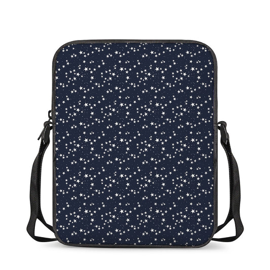 Star Sky Pattern Print Rectangular Crossbody Bag