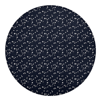 Star Sky Pattern Print Round Blanket