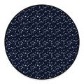 Star Sky Pattern Print Round Floor Mat